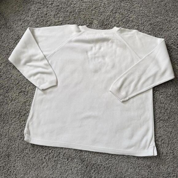 Eddie Bauer White Long Sleeve Pocket Shirt Men’s M 100% Cotton VTG Style Retro - Picture 3 of 10